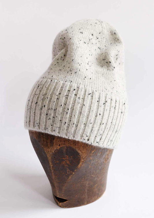 MARI Cashmere Beanie in Terrazzo