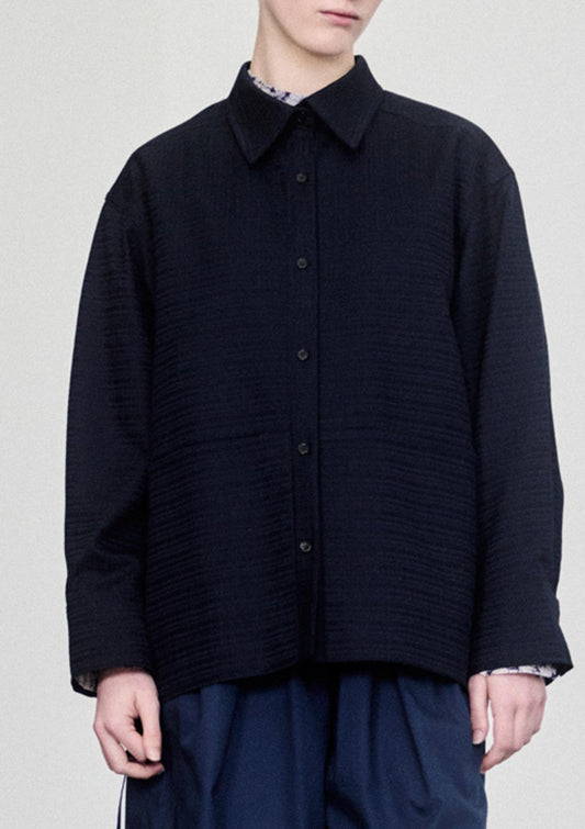 HELMA Textured Shirt Jacket