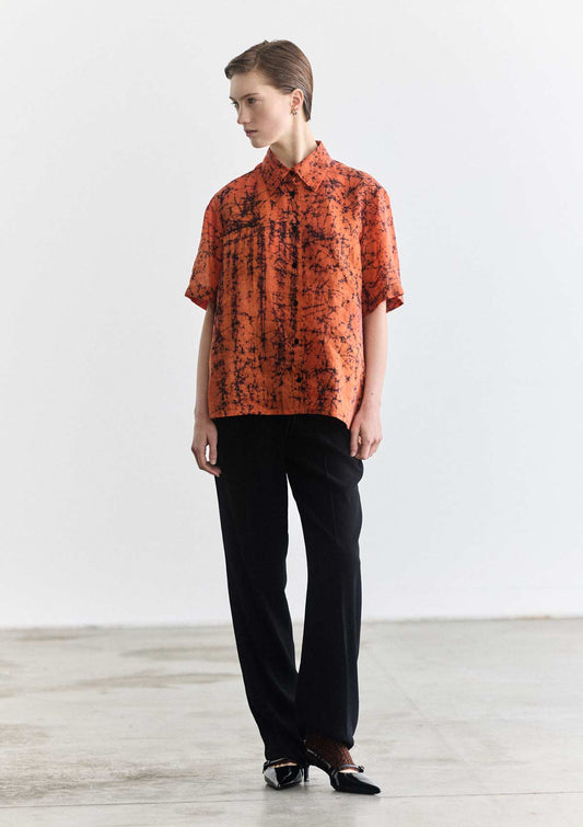 OTTO Short Sleeve Shirt in Silk