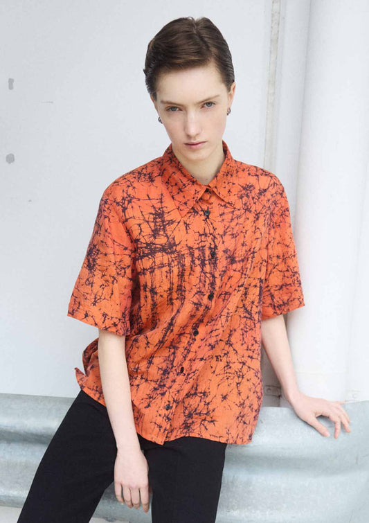 OTTO Short Sleeve Shirt in Silk