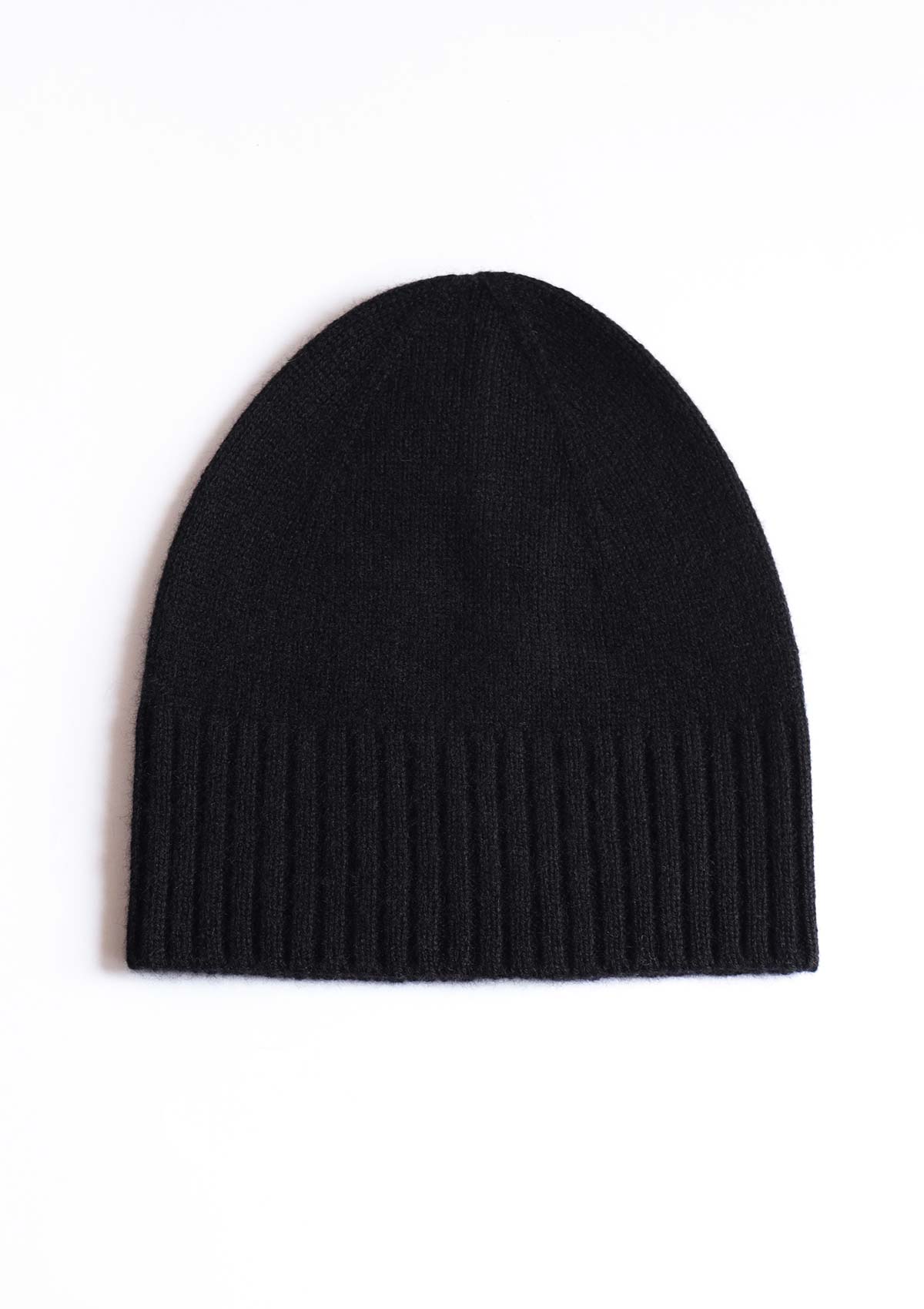 MARI Cashmere Beanie in Liquorice