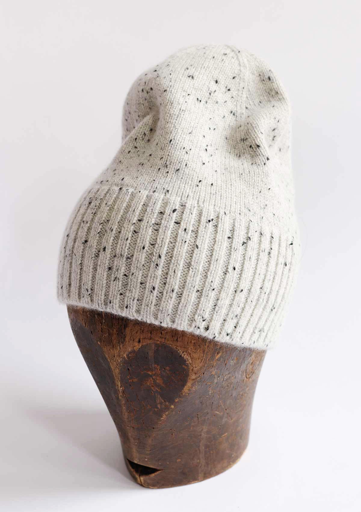 MARI Cashmere Beanie in Terrazzo