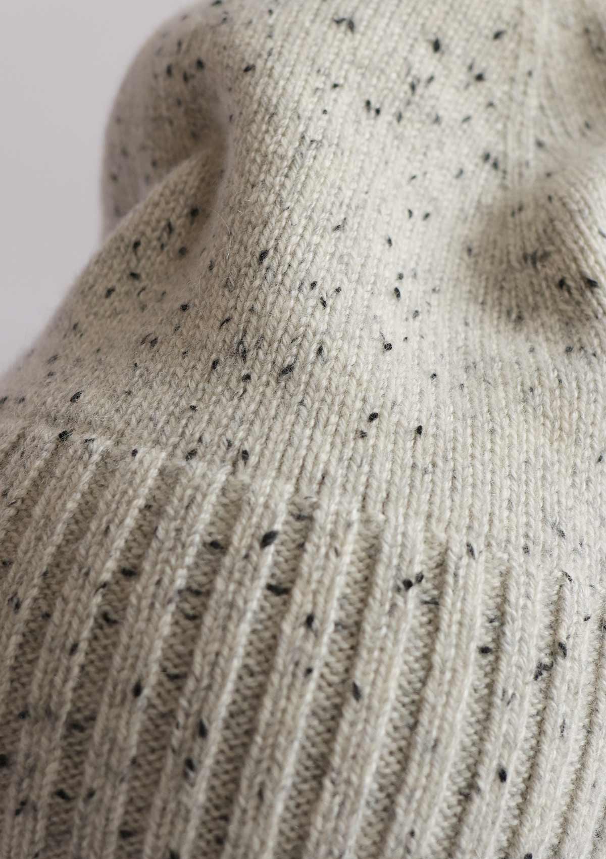 MARI Cashmere Beanie in Terrazzo
